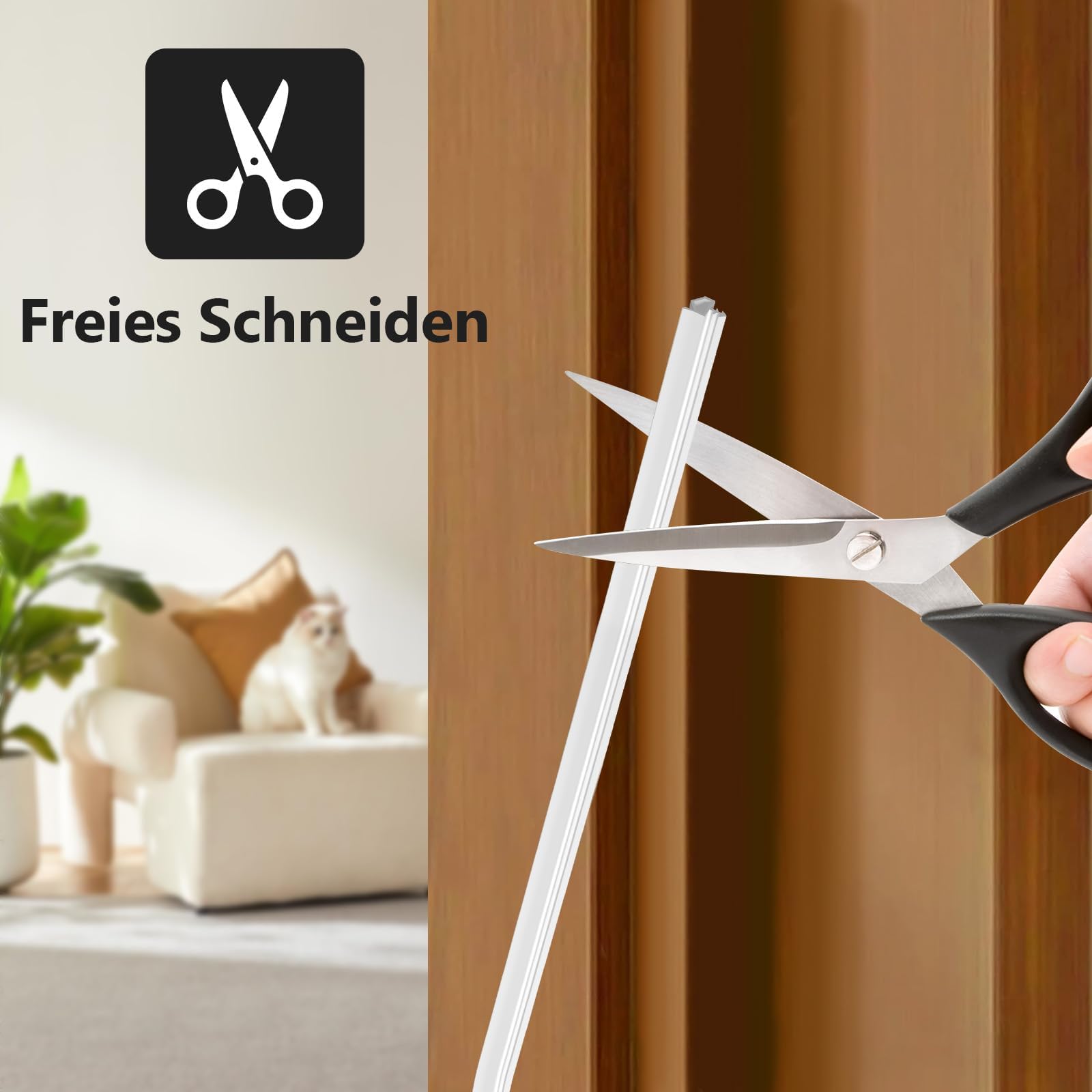 30m XXL Premium Türdichtung (Bilateral) – Profi-Zugluftstopper Set für das ganze Haus | Kälteschutz & Schalldämmung zur Heizkosten-Senkung
