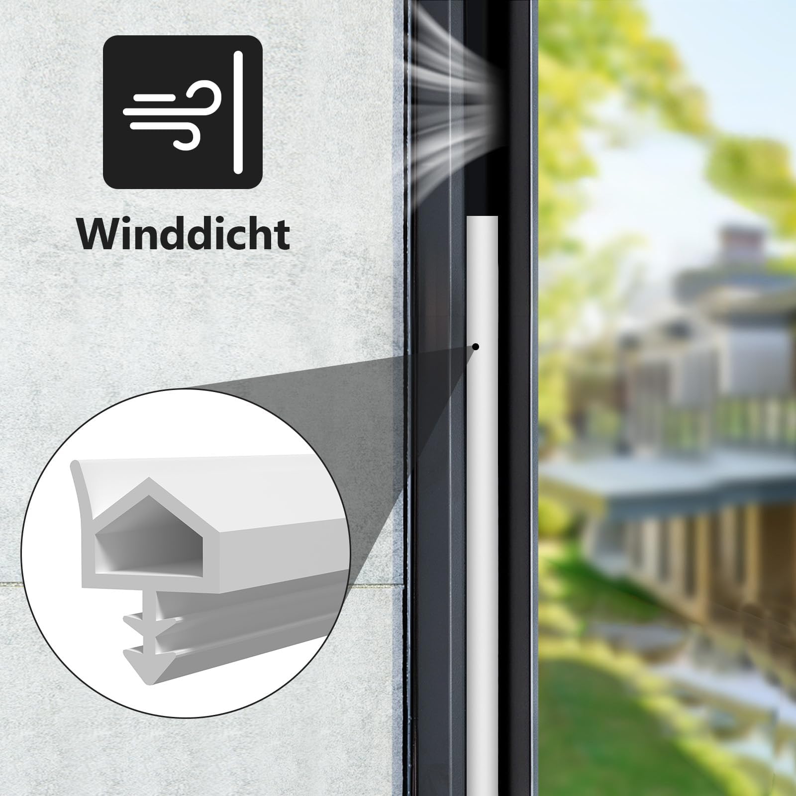 30m XXL Premium Türdichtung (Bilateral) – Profi-Zugluftstopper Set für das ganze Haus | Kälteschutz & Schalldämmung zur Heizkosten-Senkung